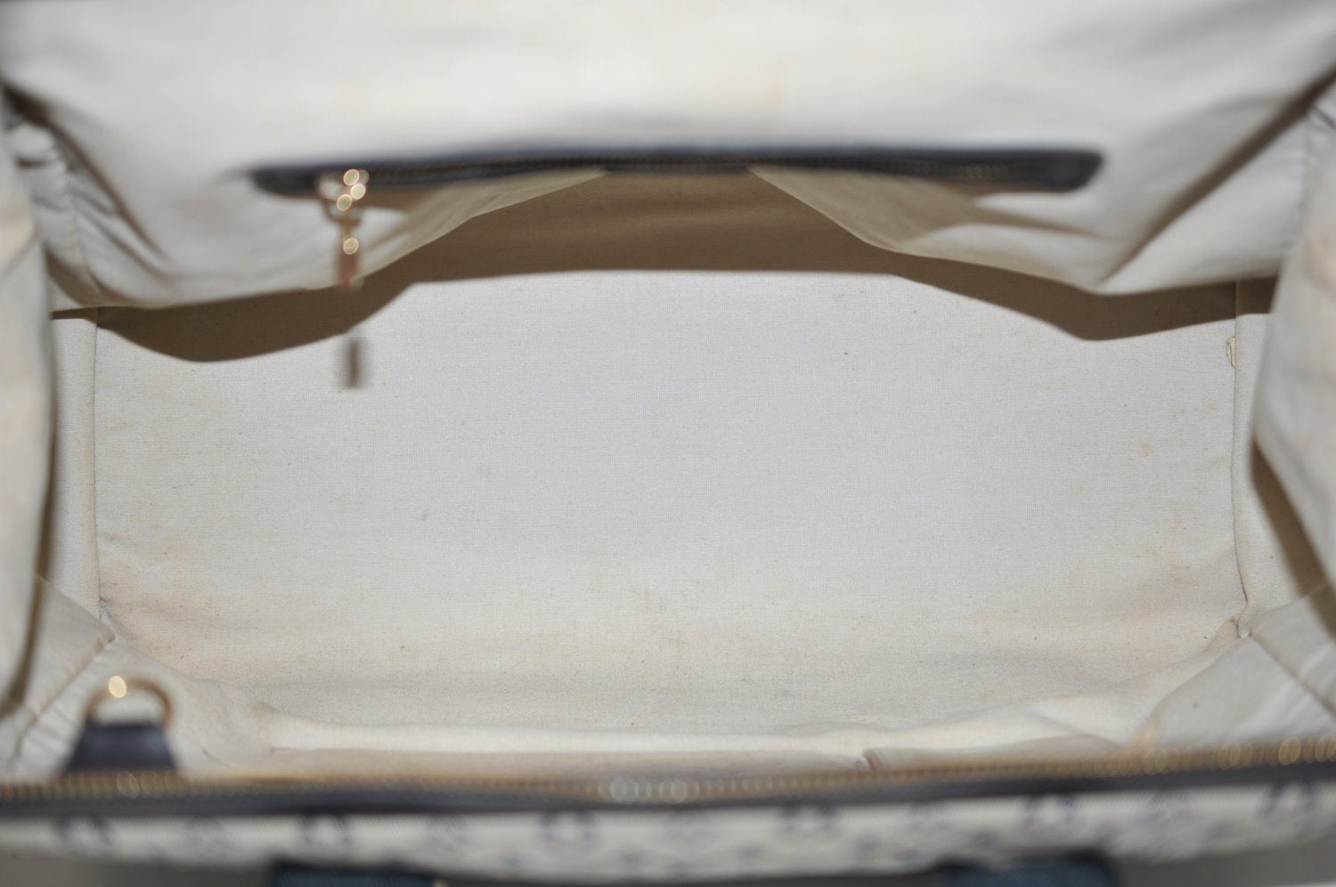 Authentic Louis Vuitton Monogram Mini Josephine GM Hand Bag Blue M92211 LV 2970H