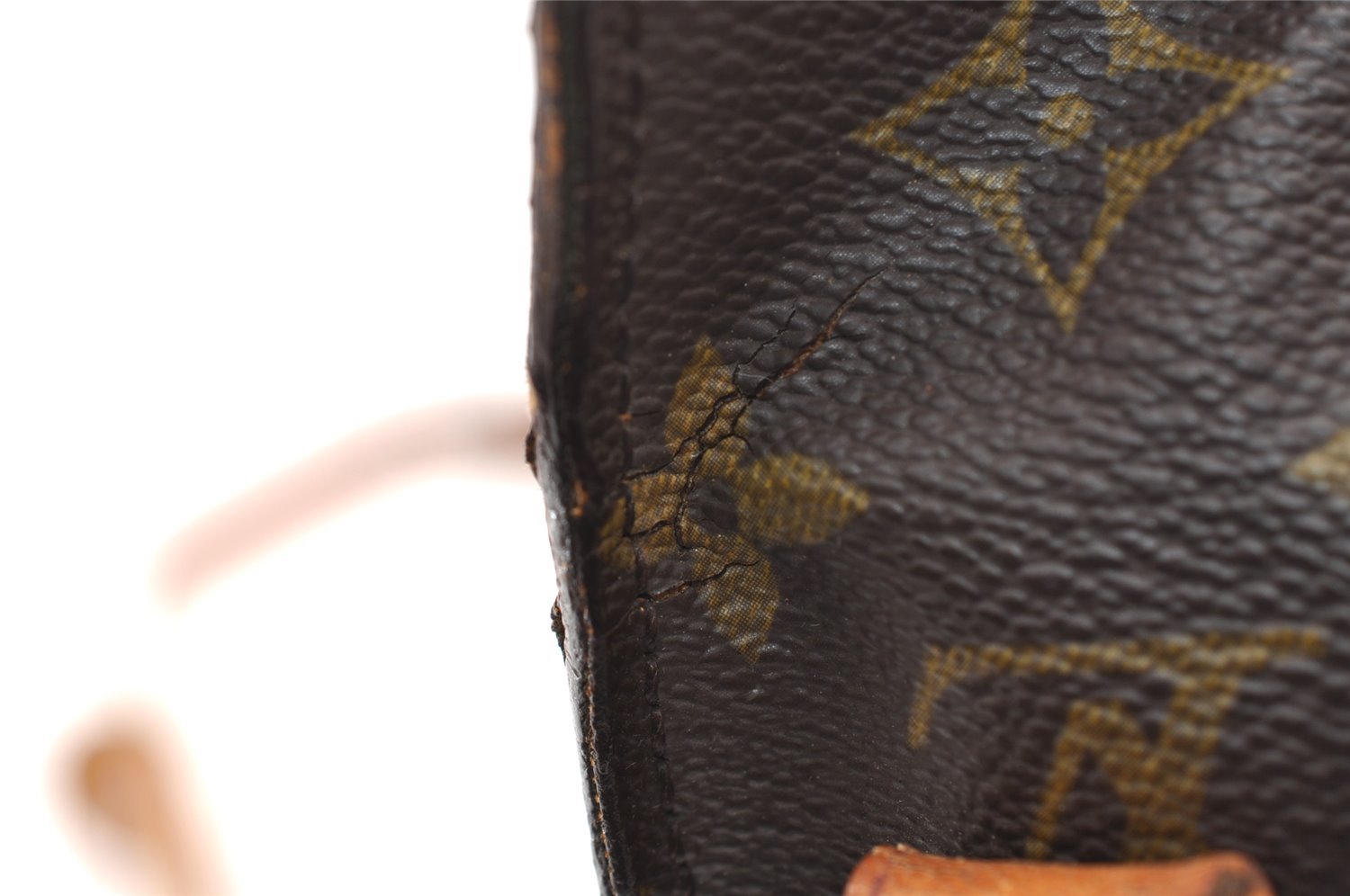 Authentic Louis Vuitton Monogram Saint Cloud GM M51242 Shoulder Bag Junk 2970I