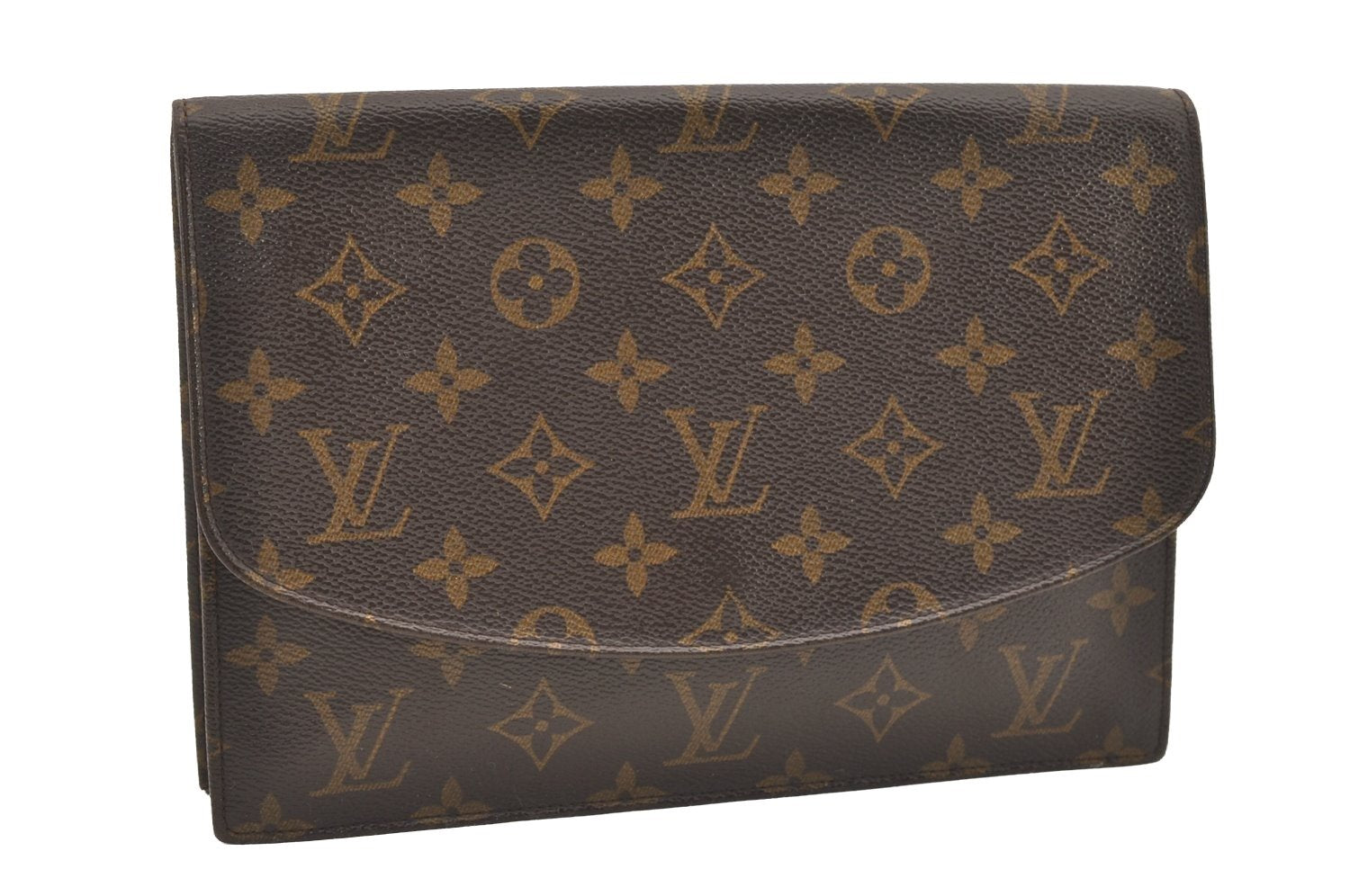 Authentic Louis Vuitton Monogram Pochette Rabat Clutch Hand Bag M51940 LV 2970J