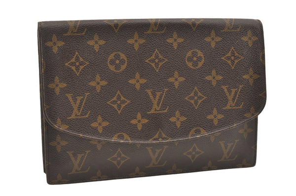 Authentic Louis Vuitton Monogram Pochette Rabat Clutch Hand Bag M51940 LV 2970J