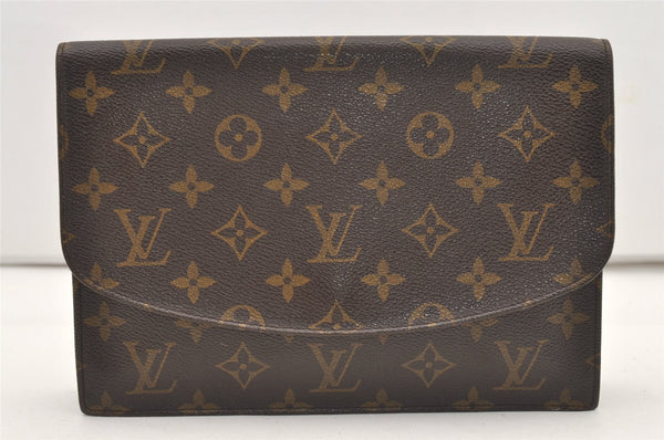 Authentic Louis Vuitton Monogram Pochette Rabat Clutch Hand Bag M51940 LV 2970J