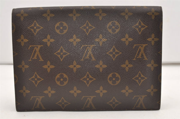 Authentic Louis Vuitton Monogram Pochette Rabat Clutch Hand Bag M51940 LV 2970J