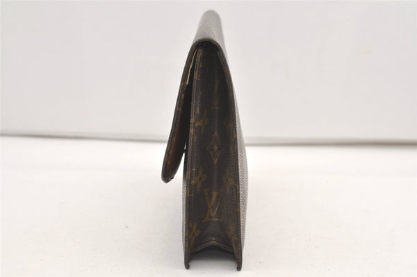 Authentic Louis Vuitton Monogram Pochette Rabat Clutch Hand Bag M51940 LV 2970J