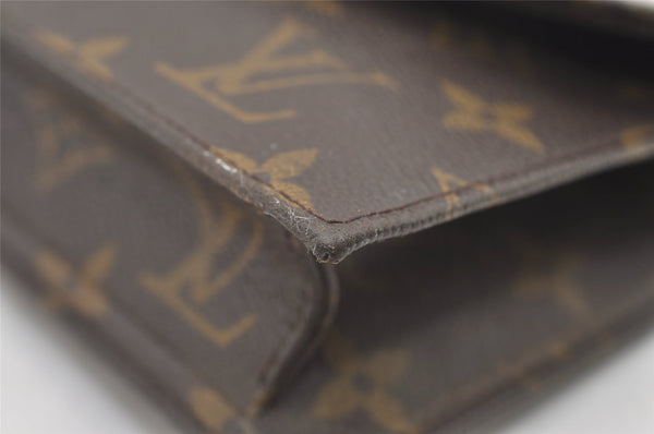 Authentic Louis Vuitton Monogram Pochette Rabat Clutch Hand Bag M51940 LV 2970J