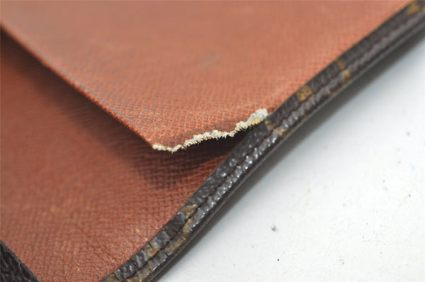 Authentic Louis Vuitton Monogram Pochette Rabat Clutch Hand Bag M51940 LV 2970J