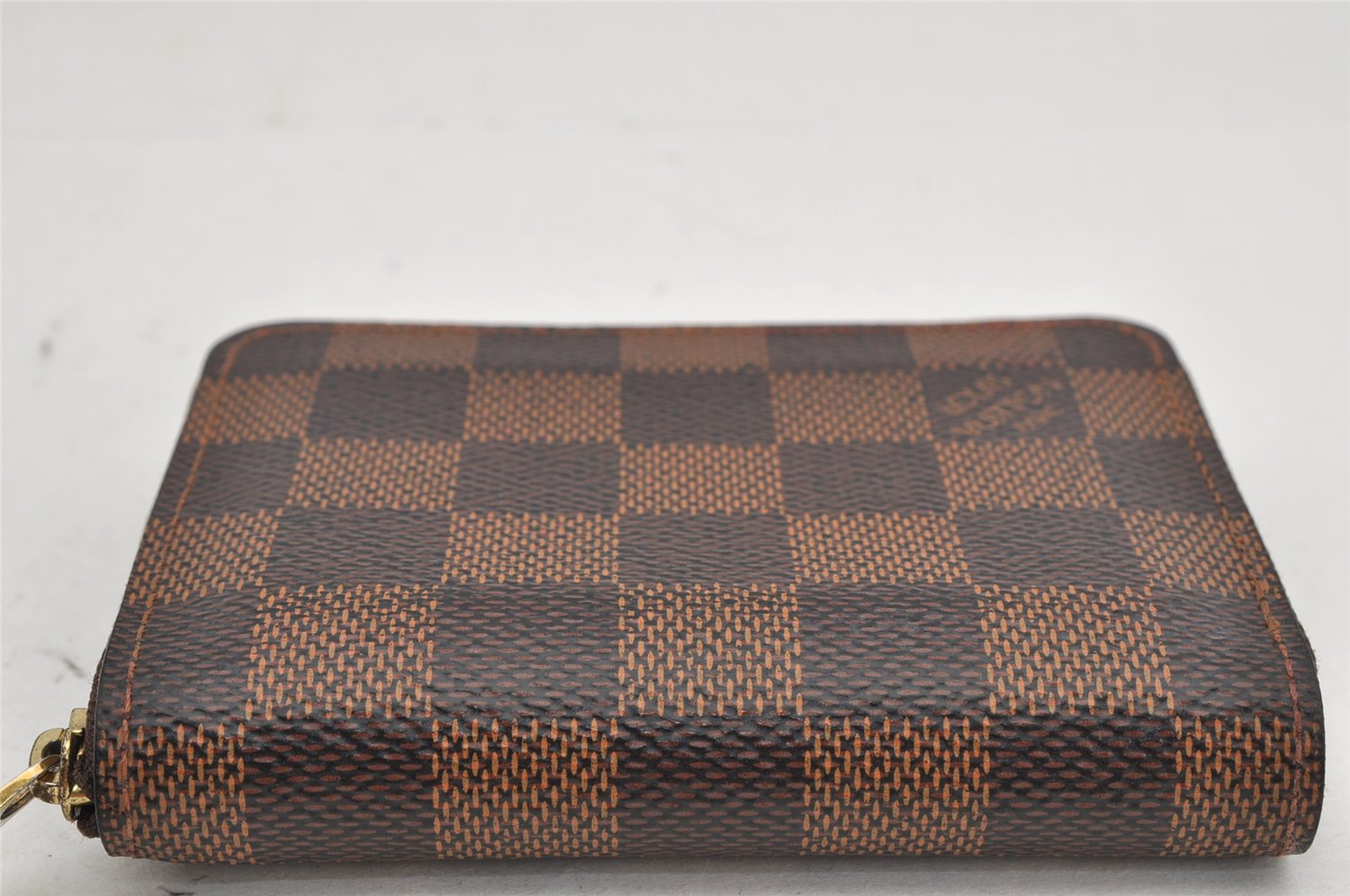 Authentic Louis Vuitton Damier Zippy Coin Purse Wallet N63070 LV 2970K