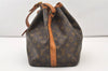 Authentic Louis Vuitton Monogram Petit Noe M42226 Shoulder Drawstring Bag 2971J