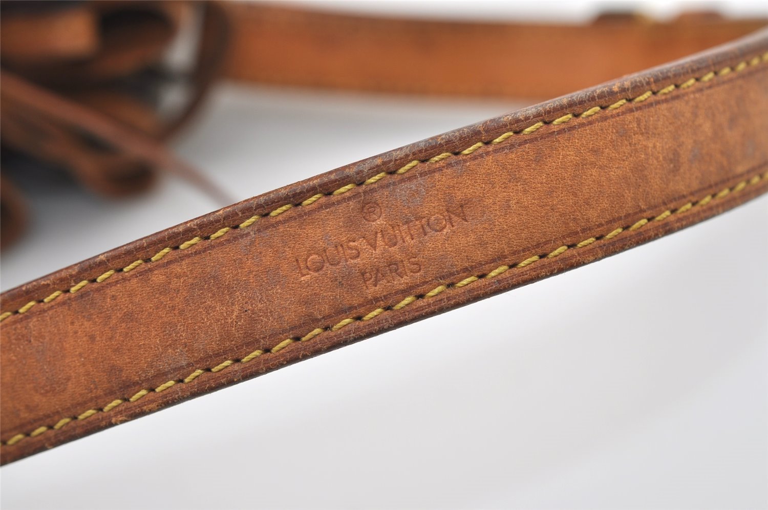 Authentic Louis Vuitton Monogram Petit Noe M42226 Shoulder Drawstring Bag 2971J