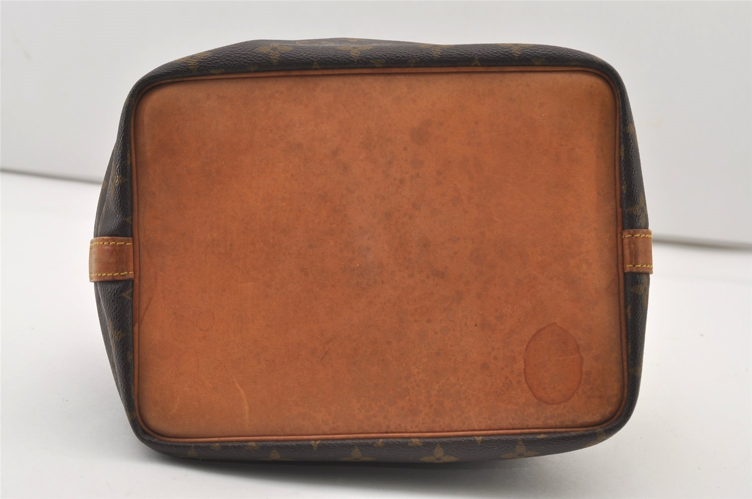 Authentic Louis Vuitton Monogram Petit Noe M42226 Shoulder Drawstring Bag 2971J