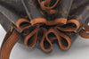 Authentic Louis Vuitton Monogram Petit Noe M42226 Shoulder Drawstring Bag 2971J