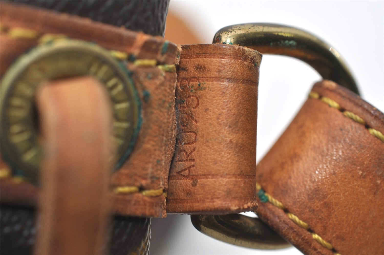 Authentic Louis Vuitton Monogram Petit Noe M42226 Shoulder Drawstring Bag 2971J