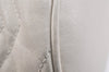 Authentic GUCCI GG Marmont Chain Shoulder Cross Bag Leather 575163 White 2971K