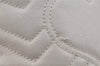 Authentic GUCCI GG Marmont Chain Shoulder Cross Bag Leather 575163 White 2971K