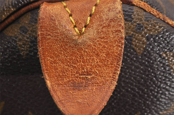 Authentic Louis Vuitton Monogram Speedy 30 Hand Boston Bag M41526 LV 2972J