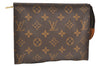 Authentic Louis Vuitton Monogram Poche Toilette 19 M47544 Cosmetics Pouch 2973J