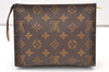 Authentic Louis Vuitton Monogram Poche Toilette 19 M47544 Cosmetics Pouch 2973J