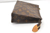 Authentic Louis Vuitton Monogram Poche Toilette 19 M47544 Cosmetics Pouch 2973J