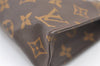 Authentic Louis Vuitton Monogram Poche Toilette 19 M47544 Cosmetics Pouch 2973J