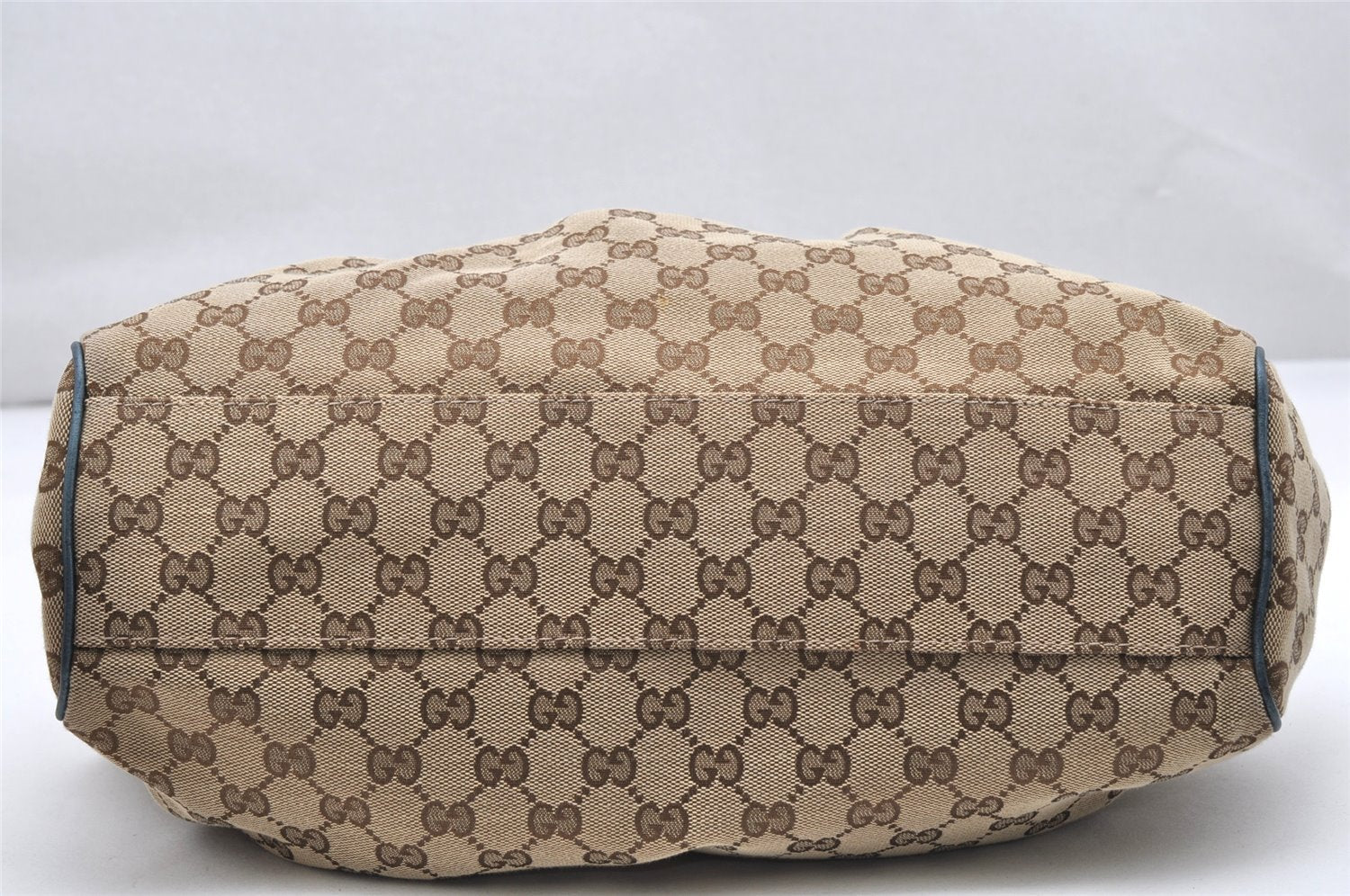 Authentic GUCCI Sukey Shoulder Tote Bag GG Canvas Leather 211944 Brown 2973K