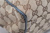 Authentic GUCCI Sukey Shoulder Tote Bag GG Canvas Leather 211944 Brown 2973K