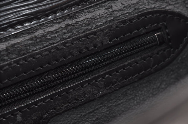 Authentic Louis Vuitton Epi Leather Sac Plat Hand Bag M59082 Black Junk 2974I