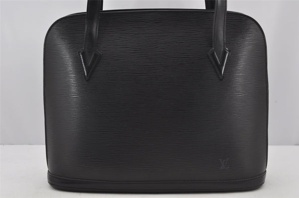 Authentic Louis Vuitton Epi Lussac Shoulder Tote Bag Black M52282 LV 2974J