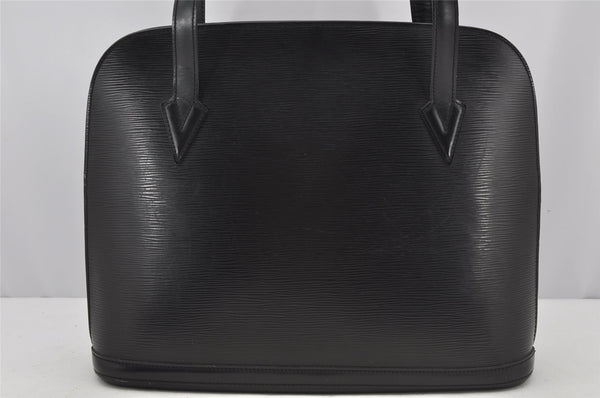 Authentic Louis Vuitton Epi Lussac Shoulder Tote Bag Black M52282 LV 2974J