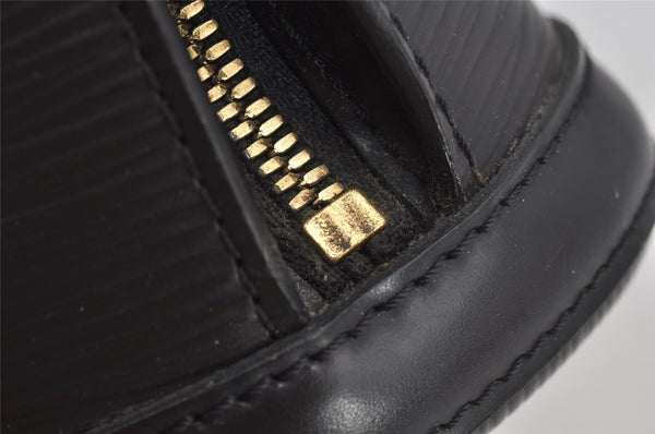 Authentic Louis Vuitton Epi Lussac Shoulder Tote Bag Black M52282 LV 2974J