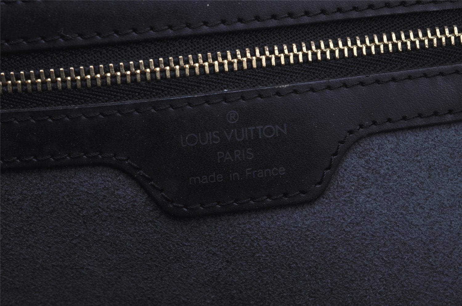 Authentic Louis Vuitton Epi Lussac Shoulder Tote Bag Black M52282 LV 2974J