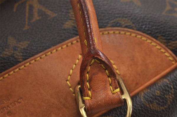 Authentic Louis Vuitton Monogram Deauville Hand Bag M47270 LV 2975J