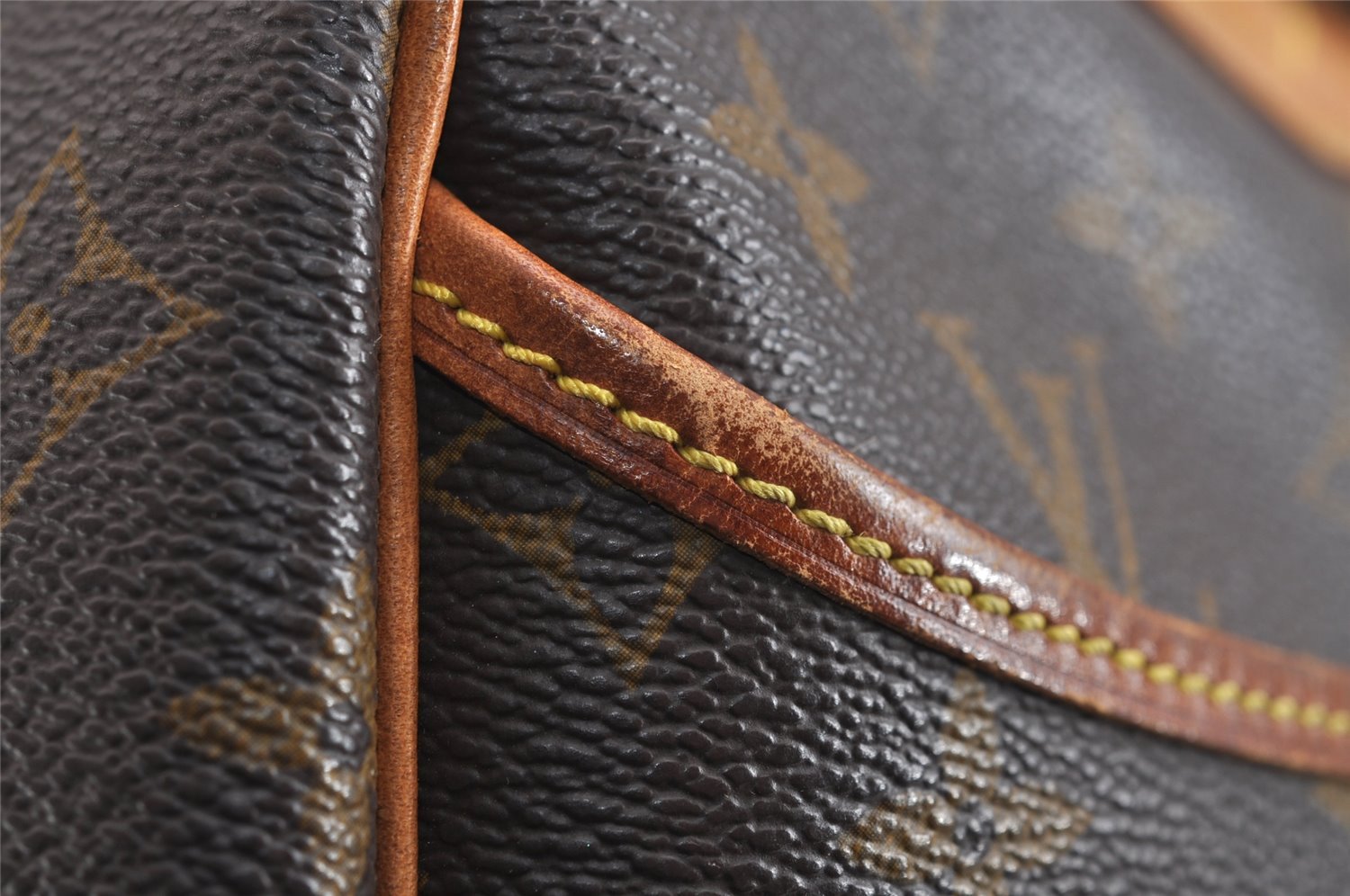 Authentic Louis Vuitton Monogram Deauville Hand Bag M47270 LV 2975J