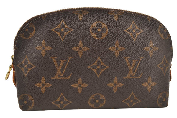 Authentic Louis Vuitton Monogram Pochette Cosmetic Pouch M47515 LV 2975K