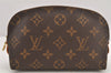 Authentic Louis Vuitton Monogram Pochette Cosmetic Pouch M47515 LV 2975K