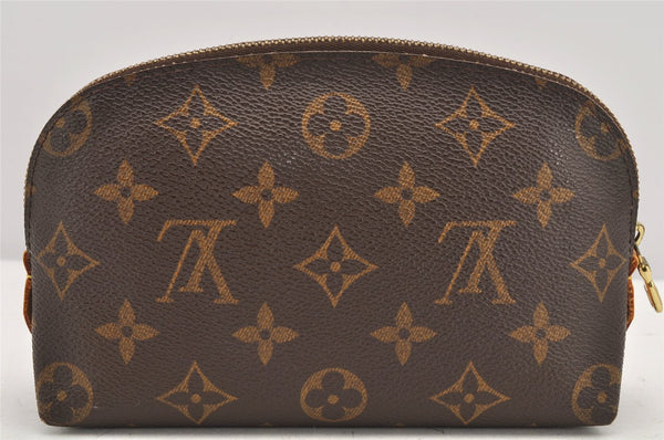 Authentic Louis Vuitton Monogram Pochette Cosmetic Pouch M47515 LV 2975K