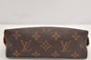 Authentic Louis Vuitton Monogram Pochette Cosmetic Pouch M47515 LV 2975K