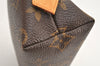 Authentic Louis Vuitton Monogram Pochette Cosmetic Pouch M47515 LV 2975K
