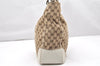 Authentic GUCCI Bamboo Shoulder Tote Bag GG Canvas Leather 154375 Brown 2976K