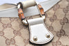 Authentic GUCCI Bamboo Shoulder Tote Bag GG Canvas Leather 154375 Brown 2976K