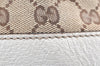 Authentic GUCCI Bamboo Shoulder Tote Bag GG Canvas Leather 154375 Brown 2976K