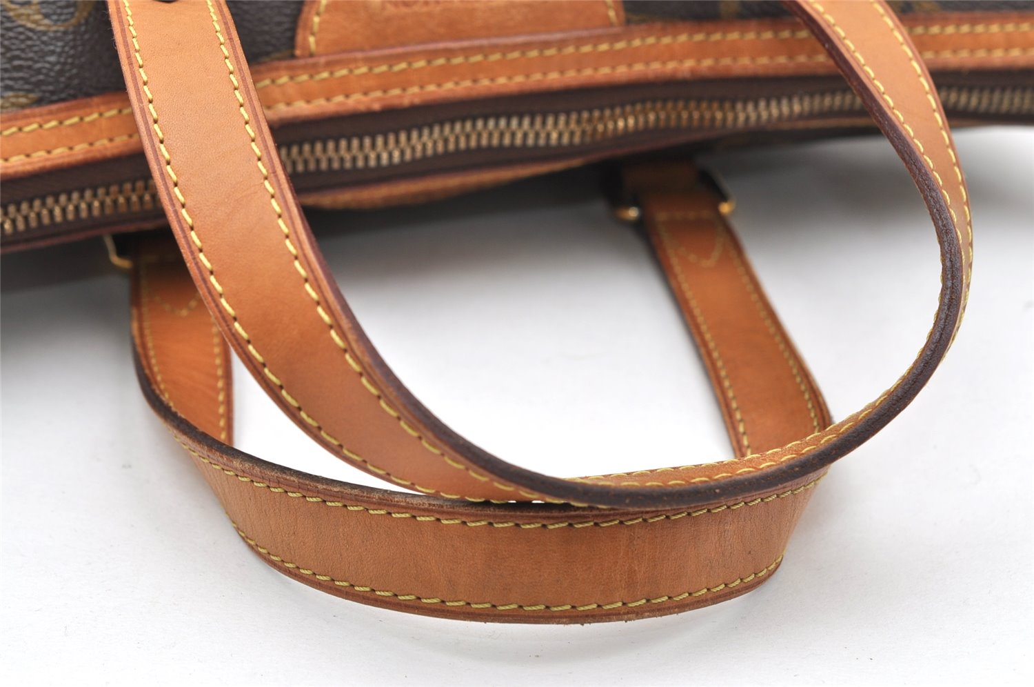 Authentic Louis Vuitton Monogram Palermo PM Shoulder Tote Bag M40145 LV 2977K