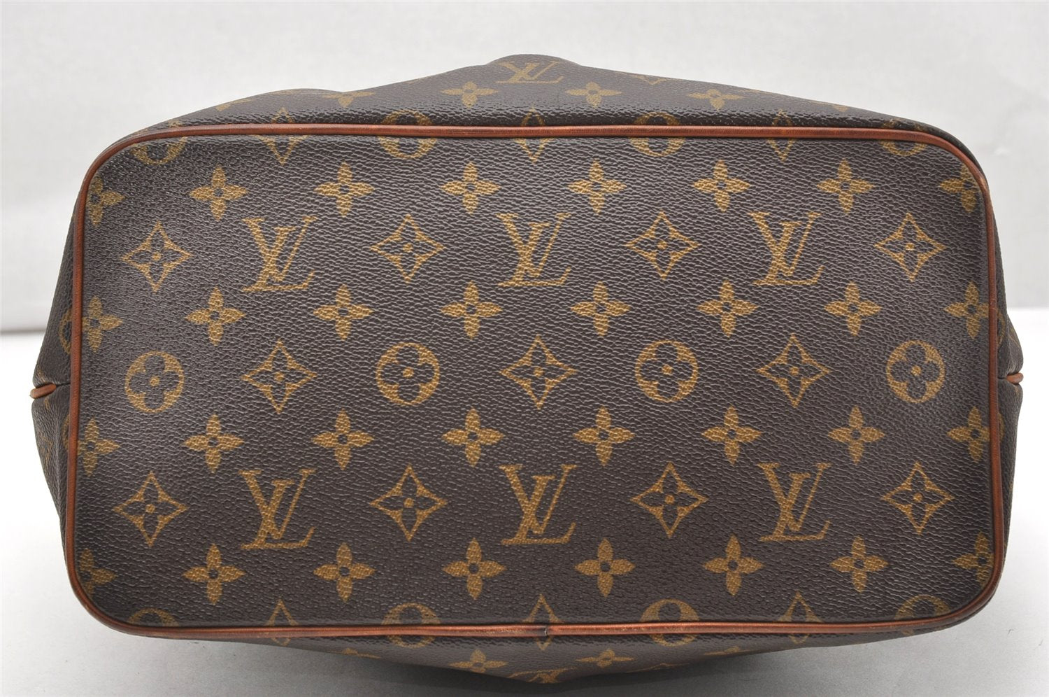 Authentic Louis Vuitton Monogram Palermo PM Shoulder Tote Bag M40145 LV 2977K
