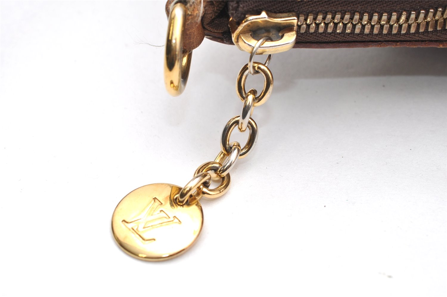 Authentic Louis Vuitton Monogram Palermo PM Shoulder Tote Bag M40145 LV 2977K