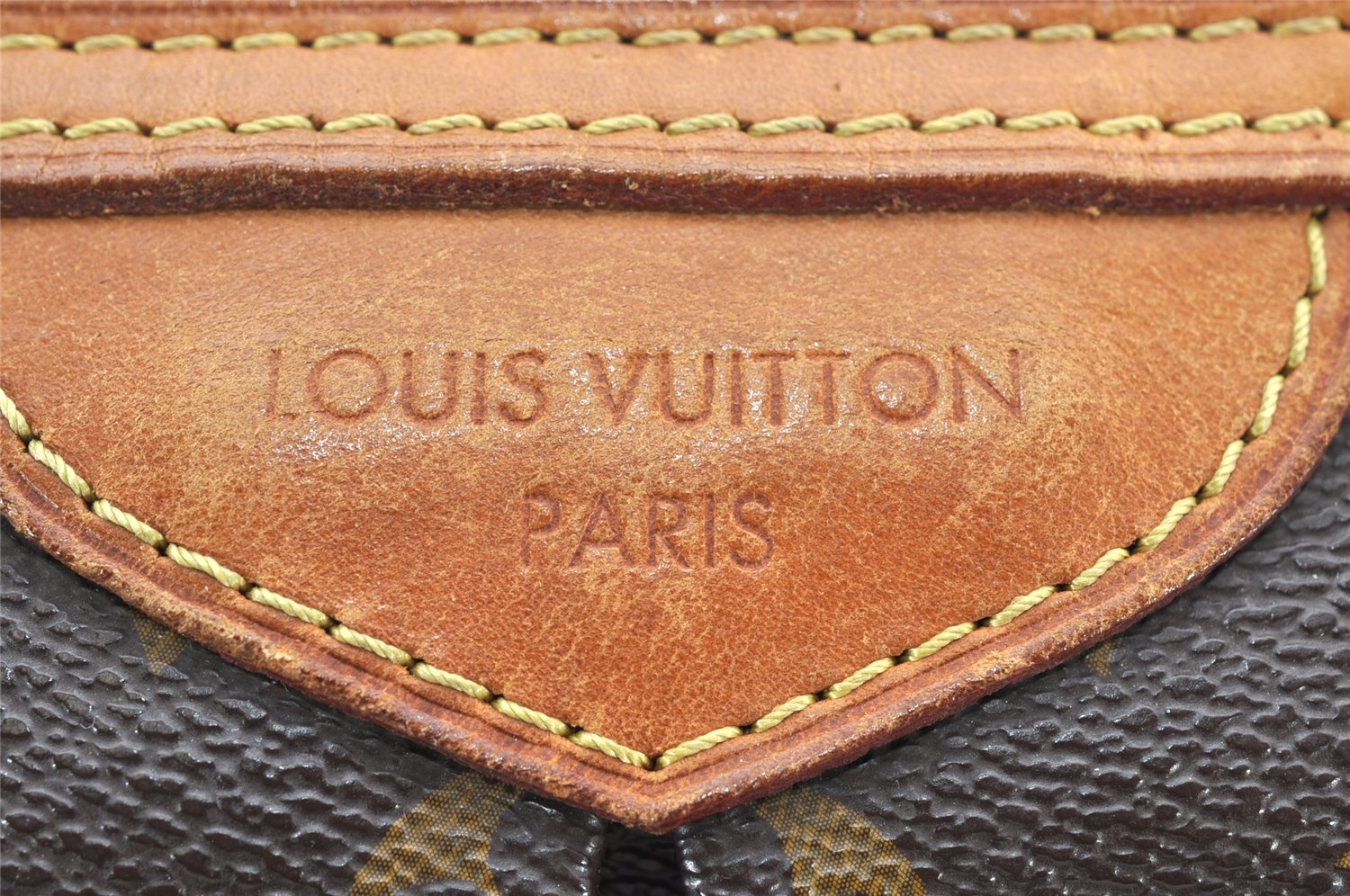 Authentic Louis Vuitton Monogram Palermo PM Shoulder Tote Bag M40145 LV 2977K