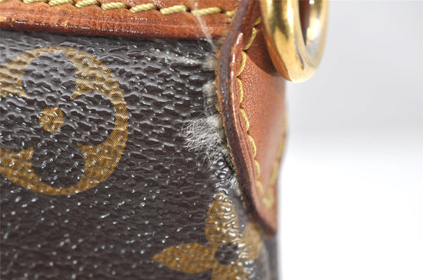 Authentic Louis Vuitton Monogram Palermo PM Shoulder Tote Bag M40145 LV 2977K