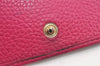 Authentic GUCCI SOHO Chain Shoulder Long Wallet Purse Leather 407041 Pink 2979K