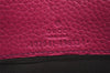 Authentic GUCCI SOHO Chain Shoulder Long Wallet Purse Leather 407041 Pink 2979K