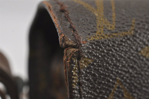 Authentic Louis Vuitton Monogram Cartouchiere GM Shoulder Bag Old Model 2980I