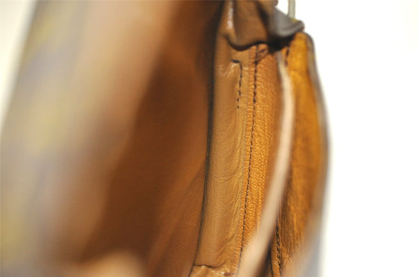 Authentic Louis Vuitton Monogram Cartouchiere GM Shoulder Bag Old Model 2980I