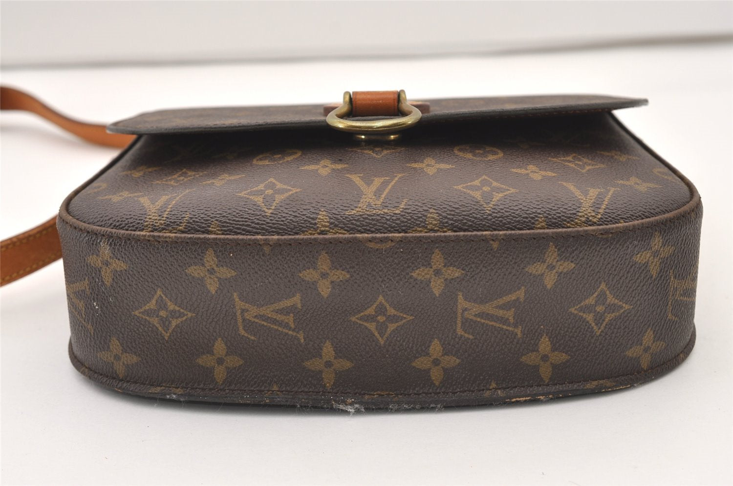 Auth Louis Vuitton Monogram Saint Cloud GM Shoulder Cross Bag Old Model LV 2980J