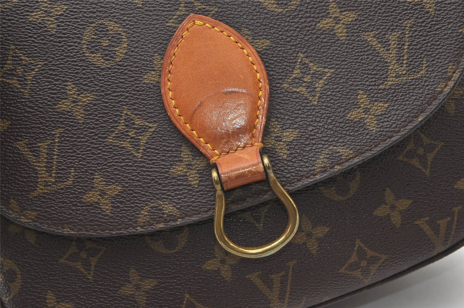 Auth Louis Vuitton Monogram Saint Cloud GM Shoulder Cross Bag Old Model LV 2980J